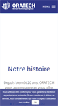 Mobile Screenshot of oratech-et.fr