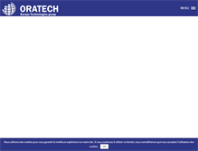 Tablet Screenshot of oratech-et.fr